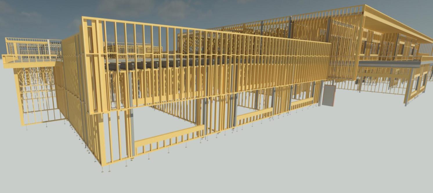 Independent Living Building - BIM Structural Project